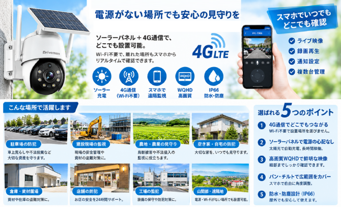 #�h�ƃJ���� #�Ď��J���� #���O�h�ƃJ���� #�\�[���[�h�ƃJ���� #4G�h�ƃJ���� #4G�Ď��J���� #���u�Ď� #WiFi�s�v #LTE�ʐM #�X�}�z�Ď� #���A���^�C���Ď� #�h�Ƒ΍� #�s�@�����΍� #���ԏ�h�� #�󂫉Ƒ΍� #���݌��� #���ޒu�� #�_�n�Ď� #Driveman #IPC730G